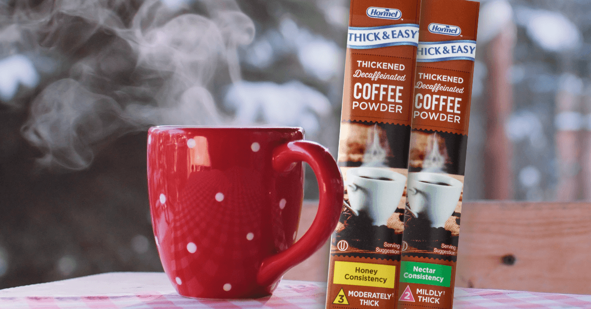 Thick and easy coffee sticks promo graphic