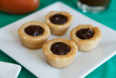 Dysphagia-friendly chocolate peanut butter cookie cups