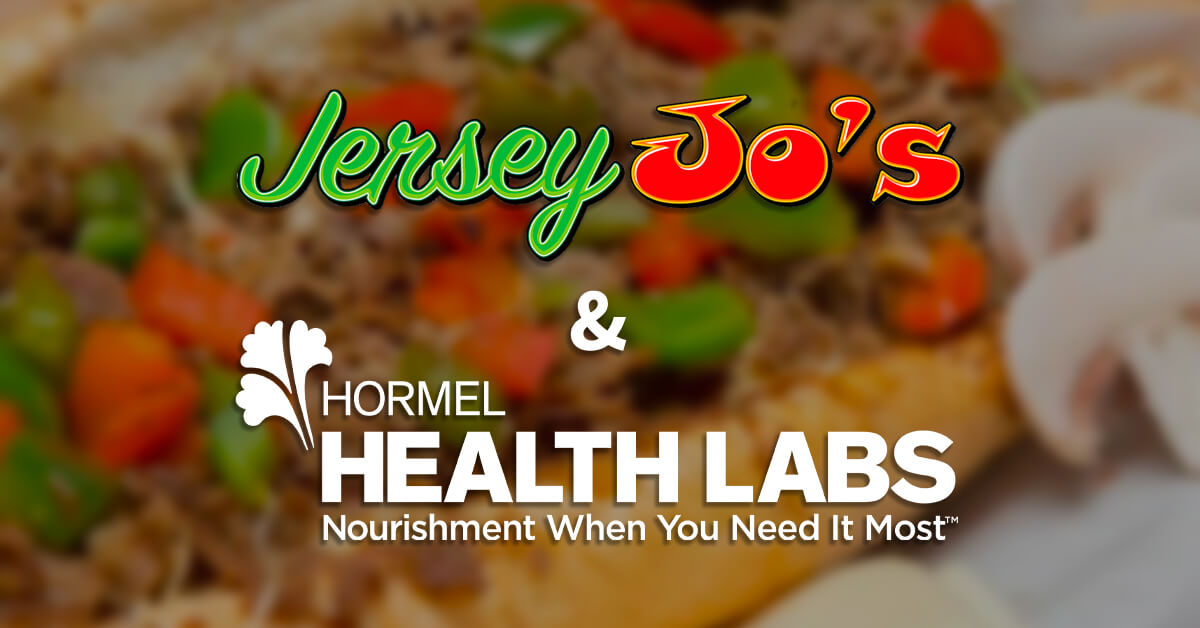 Hormel Health Labs and Jersey Jo's logos