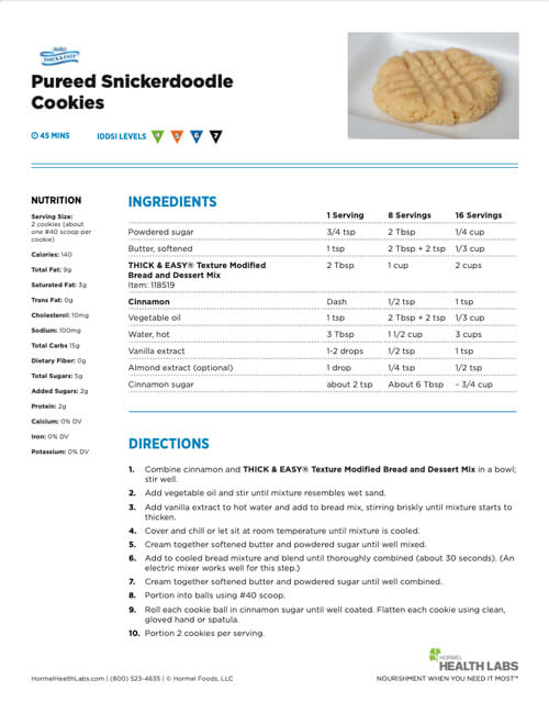 Snickerdoodle cookies recipe page