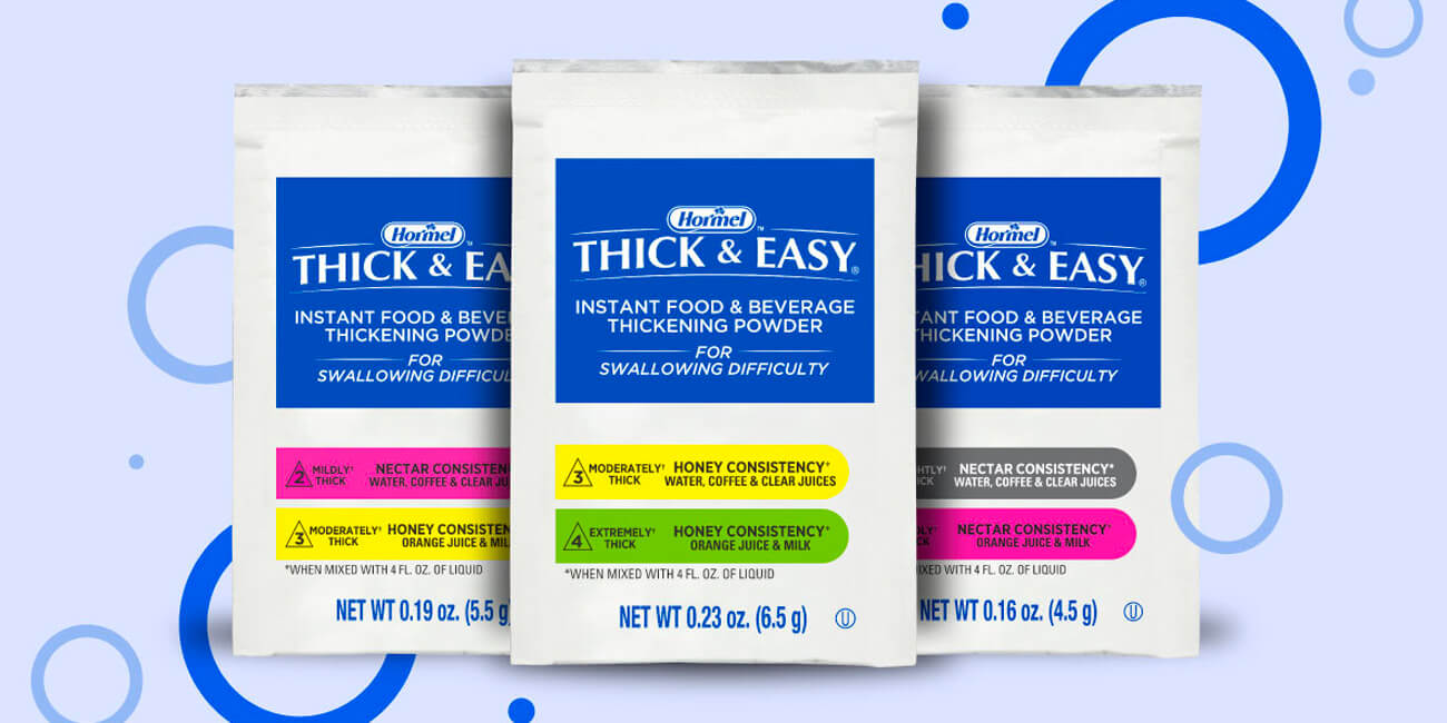 Think and Easy thickener packets